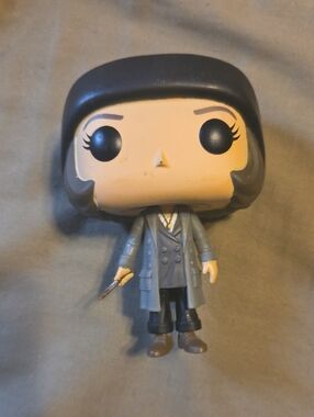 Funko Grey and Brown Female Figure Funko‎ Pop